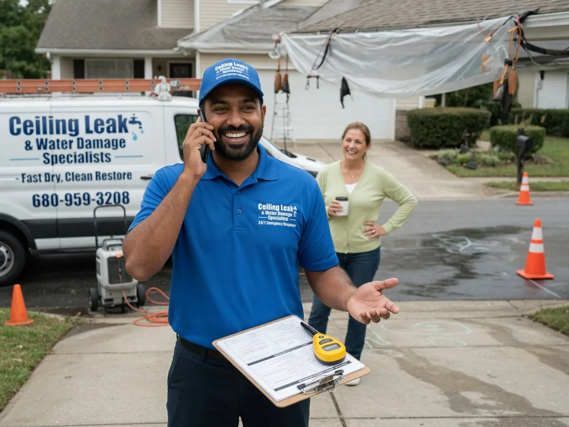 Ceiling Leak Cleanup Obion, TN FAQs